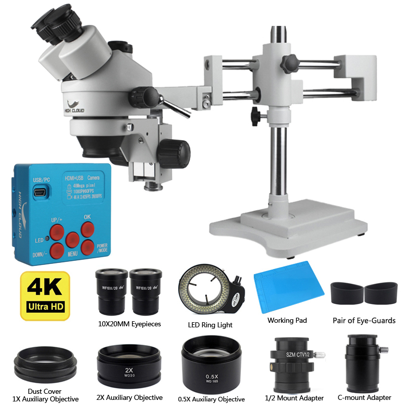 Caméra industrielle HDMI USB 4 - Simul-Focal Industrial Microscope 4K Hdmi avis et prix